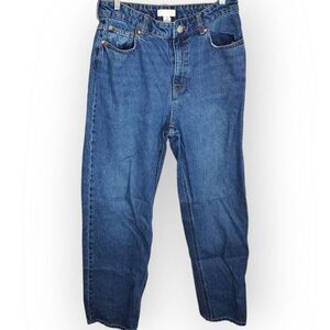 H&M Women's Mom Jeans in True Blue Wash size 10